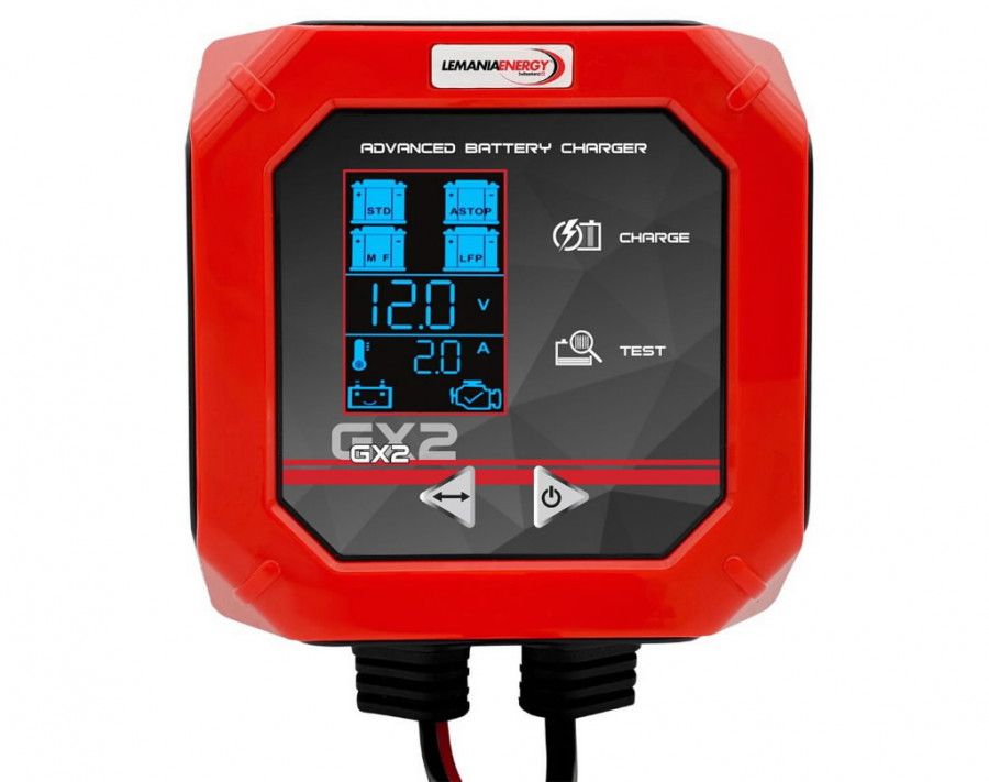 Automobilių akumuliatorių pakrovėjas Lemania GX2; 12V 