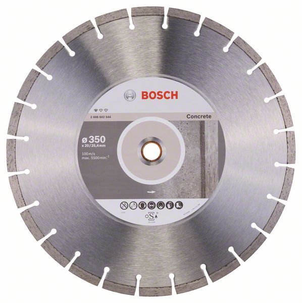 Deimantinis pjovimo diskas Bosch PROFESSIONAL FOR CONCRETE; 350 mm 