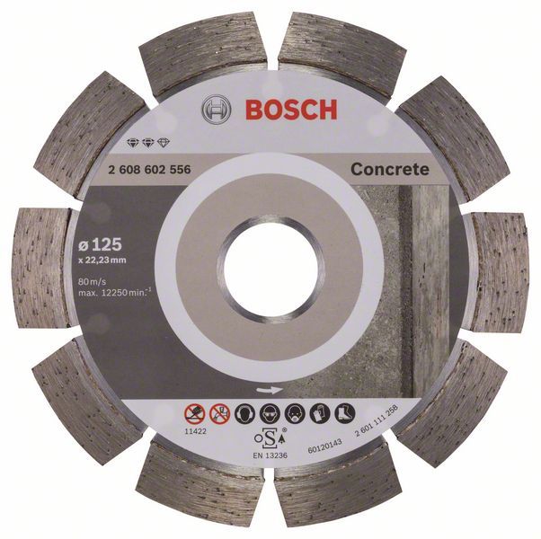 Deimantinis pjovimo diskas Bosch EXPERT FOR CONCRETE; 125 mm 