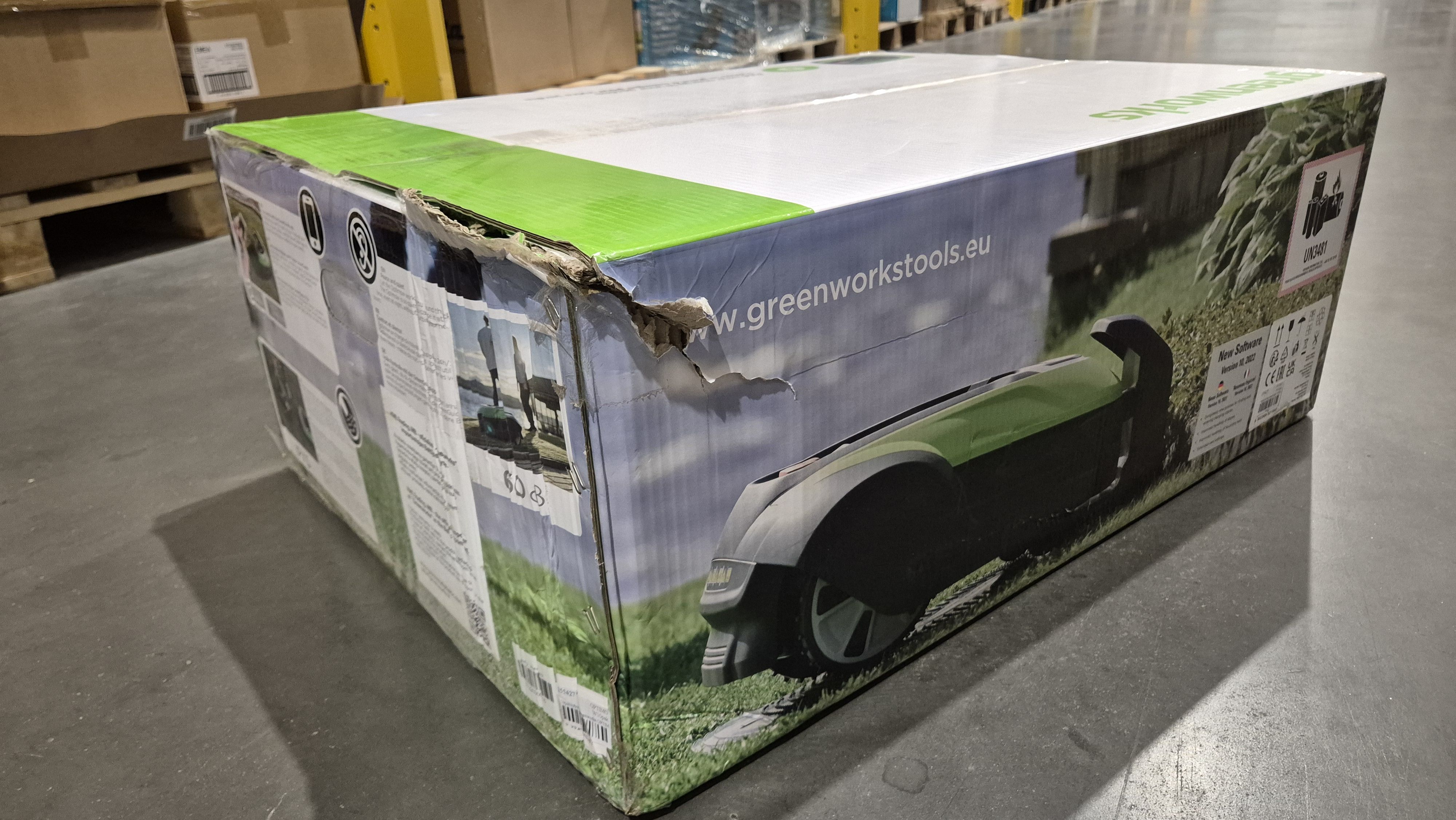 Vejos robotas Greenworks OPTIMOW10 (pažeista pakuotė)