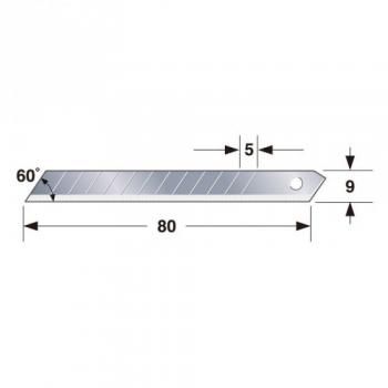 Geležtė Tajima LB30CD; 9 mm; 10 vnt.
