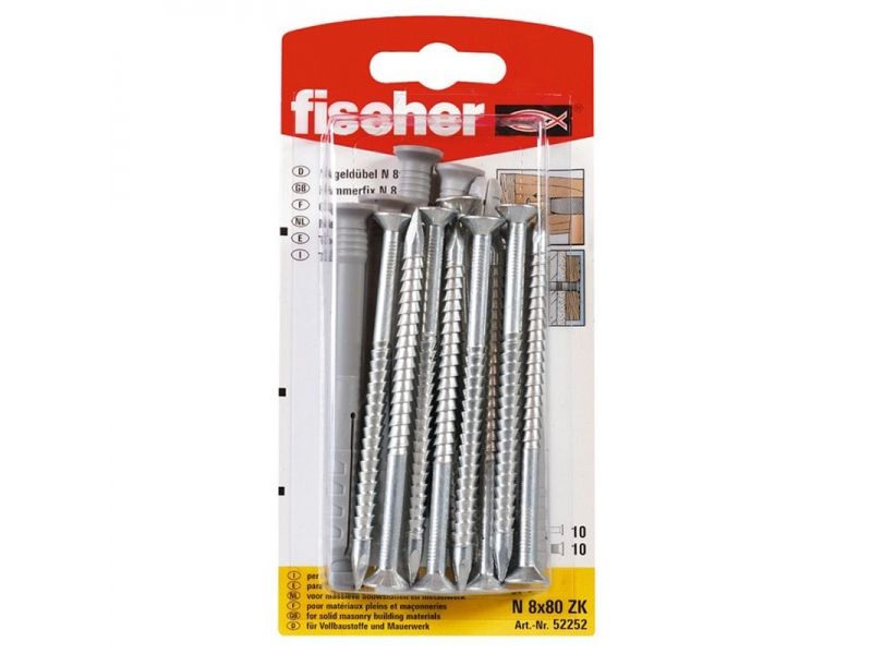 Savisriegis su kaisčiu Fischer N; 5x50 mm