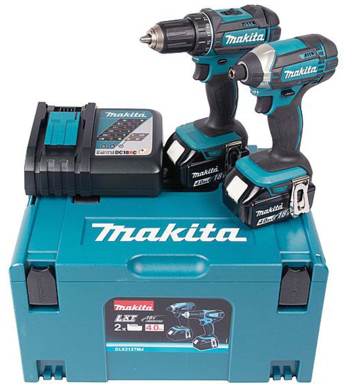 Įrankių rinkinys Makita DLX2127MJ (DDF482+DTD152); 18 V; 2x4,0 Ah akum.