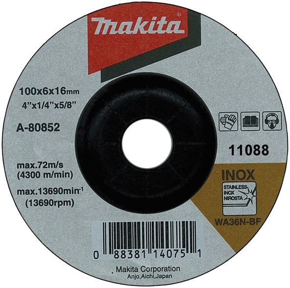 Šlifavimo diskas Makita A-80656; 125x6 mm