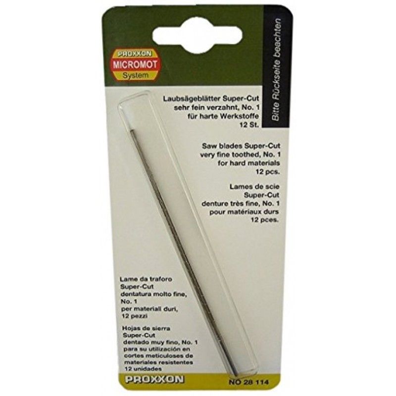 Pjūkleliai Proxxon 28114 No. 1 labai smulkiais dantimis