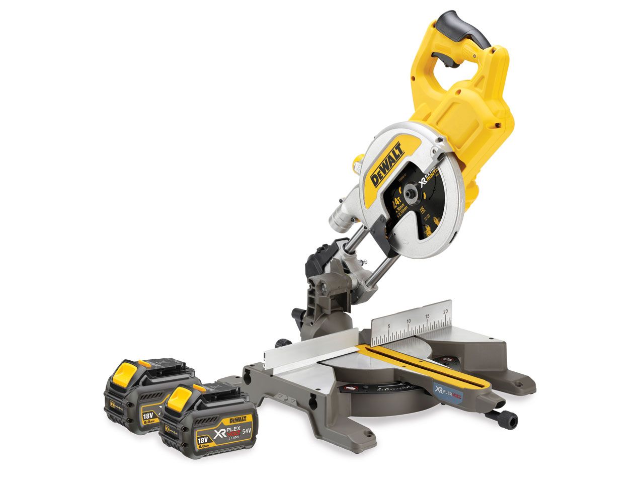 Skersinio pjovimo staklės DeWalt FlexVolt DCS777T2; 54 V; 2x6,0 Ah akum.