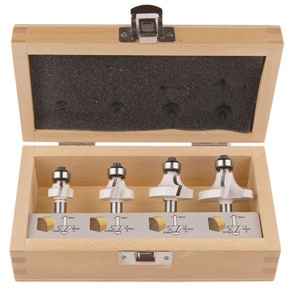 Frezų rinkinys Makita D-53534; 4 vnt.