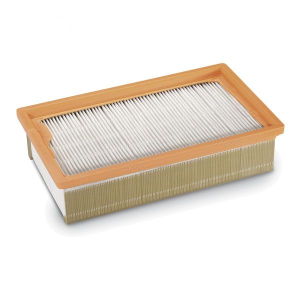 Plokščias klostuotas filtras dulkių siurbliui Karcher 6.904-242.0