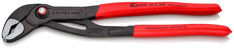 Santechninės replės Cobra QuickSet Knipex 8721300; 300 mm