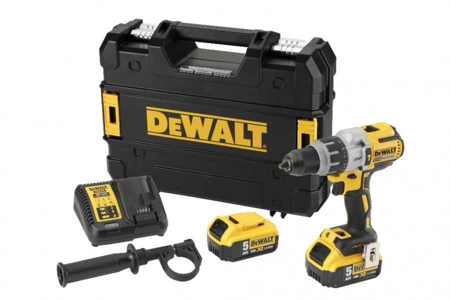 Smūginis suktuvas-gręžtuvas DeWalt DCD996P2-QW; 18 V; 2x5,0 Ah akum.