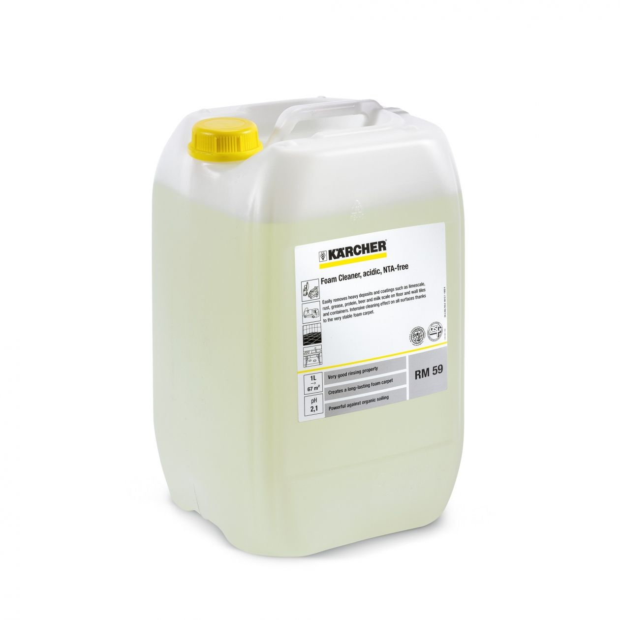 Rūgštinis valiklis Karcher RM 59 ASF; 20 l