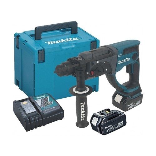 Perforatorius Makita DHR202RTJ; 2,0 J; SDS-plus; 18 V; 2x5,0 Ah akum.