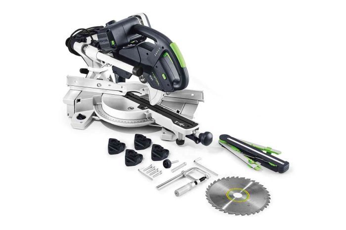 Skersinio pjovimo staklės Festool KS 60 E-Set KAPEX 