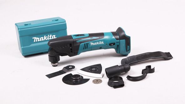 Daugiafunkcinis įrankis Makita DTM50ZX1; 18 V (be akumuliatoriaus ir pakrovėjo) + priedai