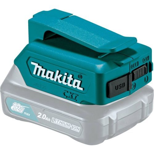 Akumuliatorių adapteris Makita 12V -> USB tinka krauti telefono baterijoms