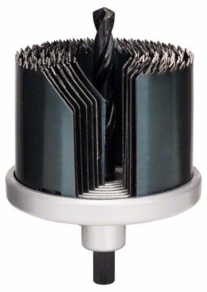 7 dalių gręžimo karūnėlių rinkinys Bosch 2609255636; 26-64 mm