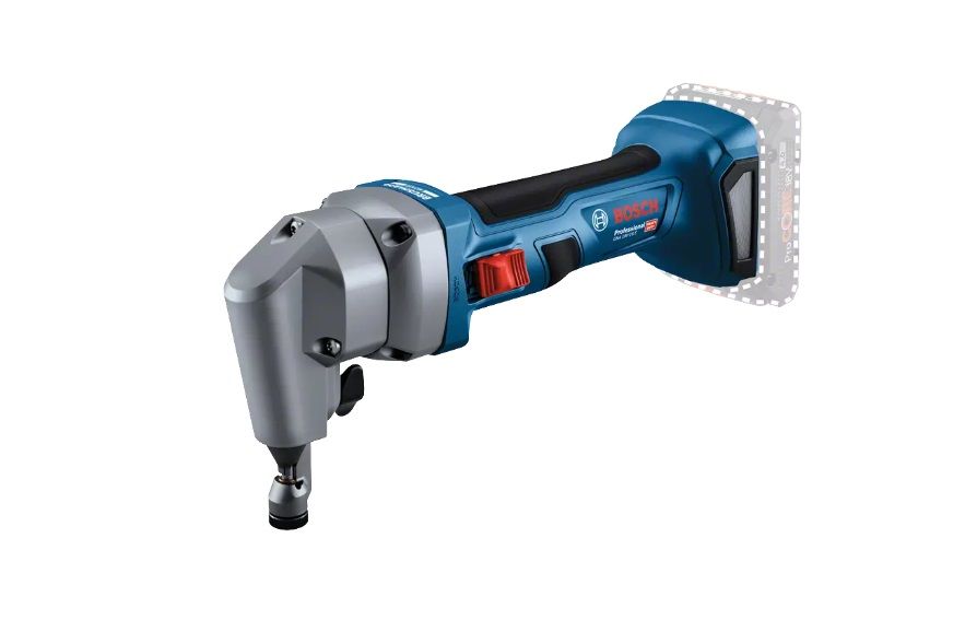 Skardos žirklės Bosch GNA 18V-16 E Professional; 18 V; 2x4,0 Ah akum.