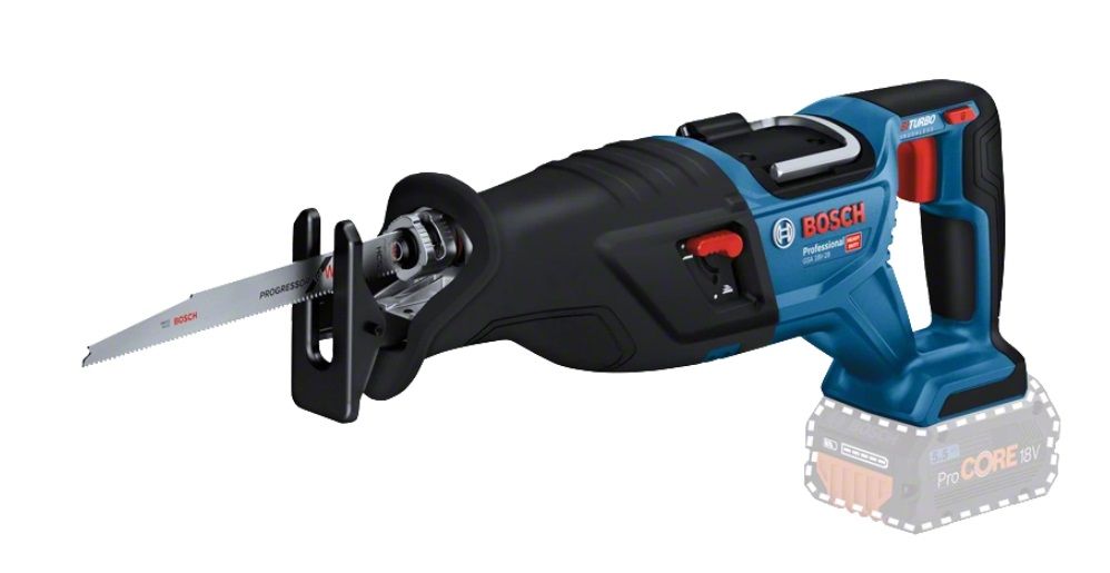 Akumuliatorinis tiesinis pjūklas Bosch GSA 18V-28 Professional; 18 V (be akumuliatoriaus ir pakrovėjo) + L-BOXX 238