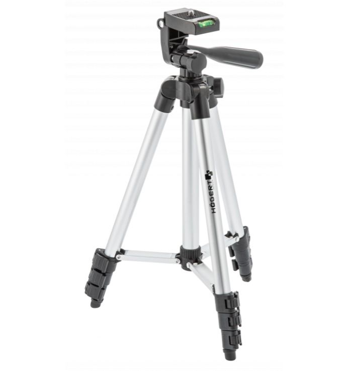 Lazerinio nivelyro trikojis stovas Hogert HT4M079; 1/4''; 35-105 cm