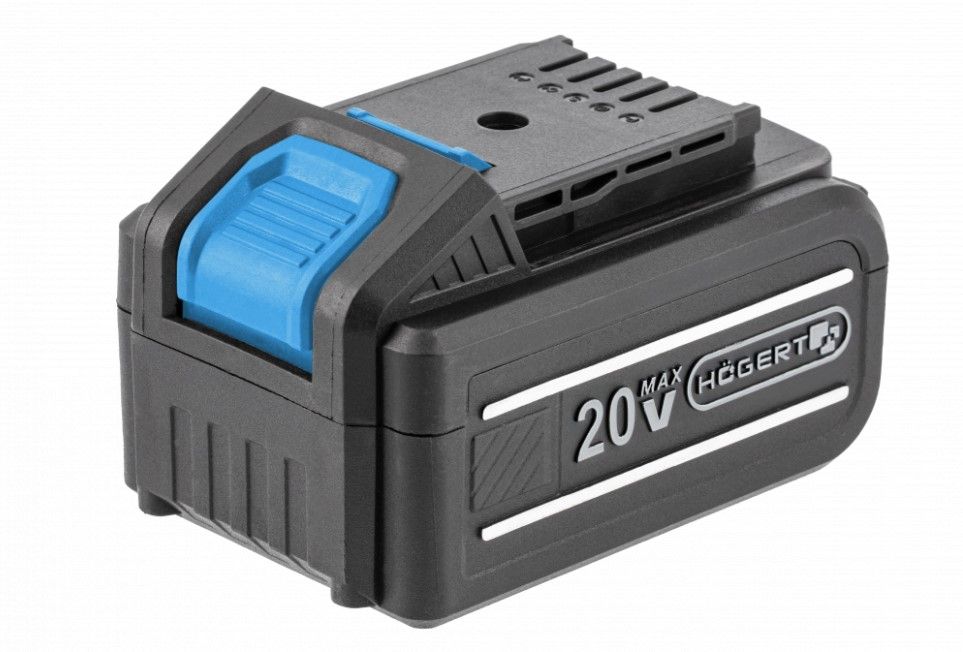 Akumuliatorius Hogert HT2E211; 20 V; 4,0 Ah; Li-ion