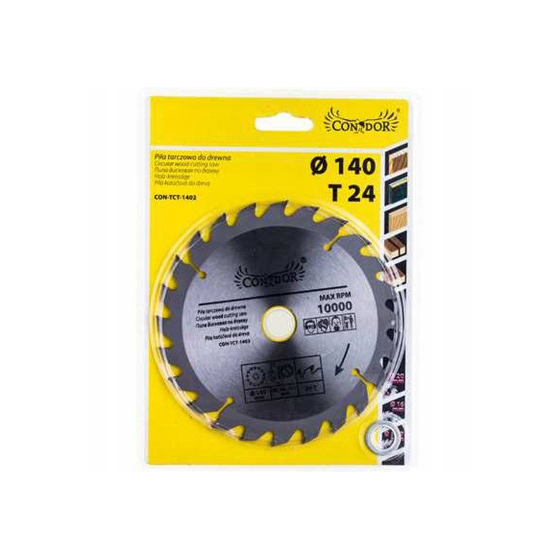 Pjovimo diskas medienai Condor CON-TCT-1402; 140 mm; Z24