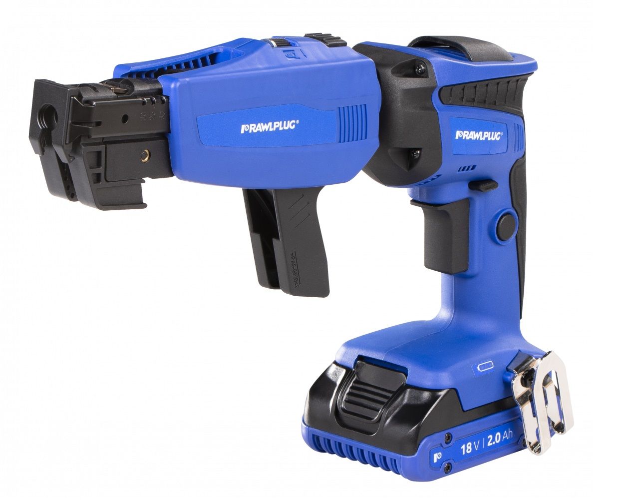 Juostinis suktuvas RawlPlug R-PDS18-M2A; 18 V; 2x2,0 Ah akum.
