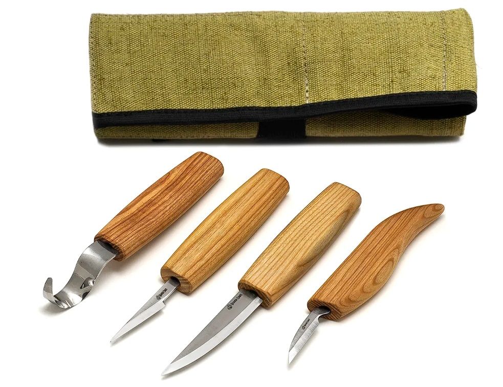 Peilių rinkinys BeaverCraft S09; 4 vnt.