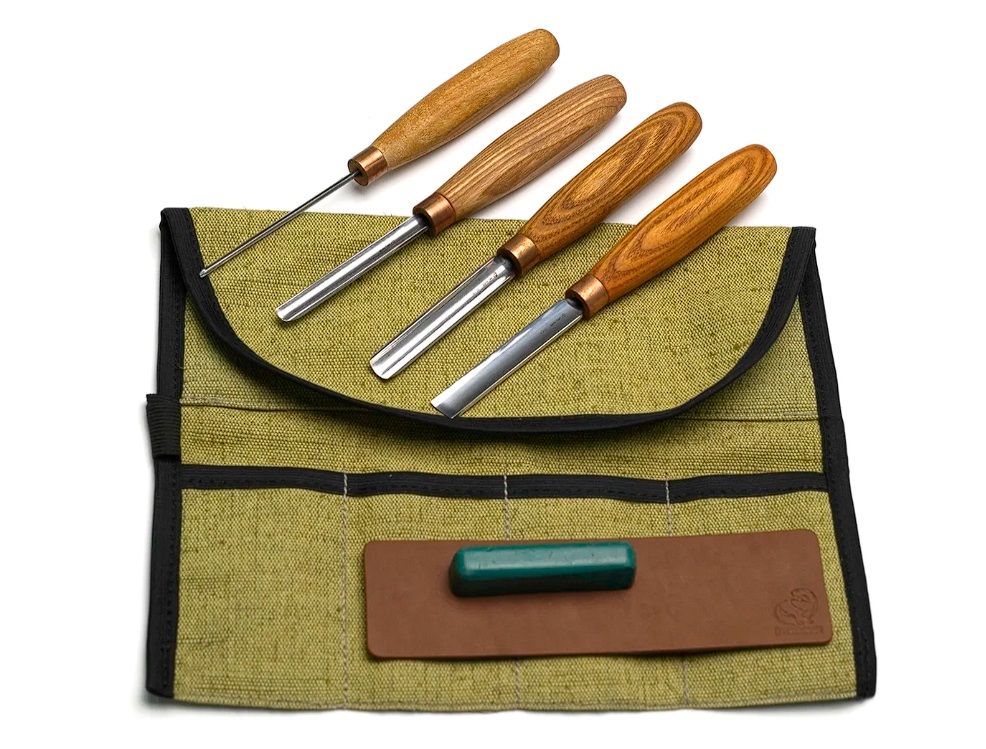 Drožinėjimo rinkinys BeaverCraft SC02; 6 vnt.; medžio drožinėjimui