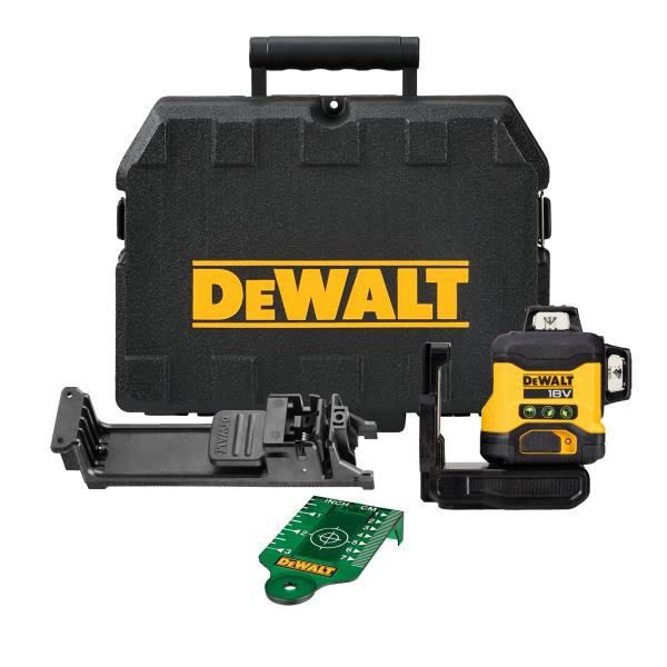 Kryžminis lazerinis nivelyras DeWalt DCLE34031N-XJ; 18 V (be akumuliatoriaus ir pakrovėjo)