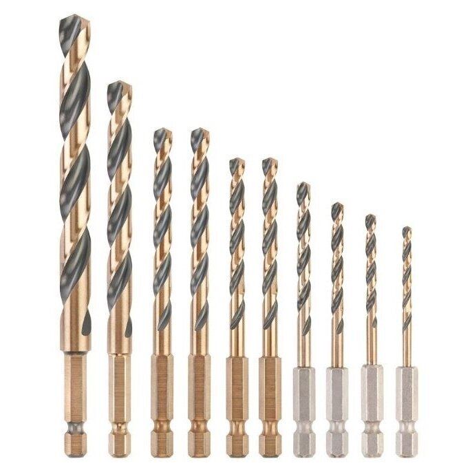 Grąžtų rinkinys DeWalt DT20620-QZ; 10 vnt.