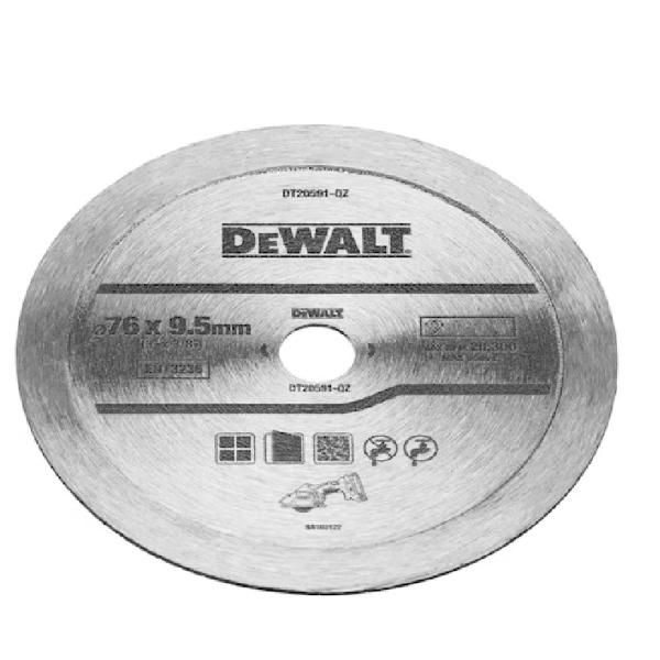 Deimantinis pjovimo diskas DeWalt DT20591-QZ; 76 mm