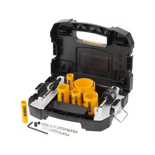 Gręžimo karūnų rinkinys DeWalt DT90351-QZ; 11 vnt.