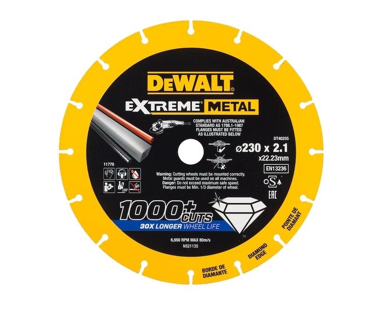 Deimantinis pjovimo diskas DeWalt DT40255-QZ; 230x22,23 mm