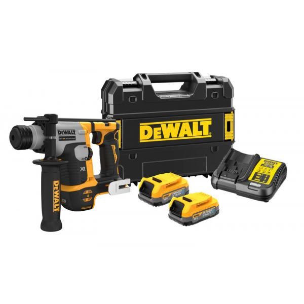 Perforatorius DeWalt DCH172E2T-QW; 1,4 J; SDS-plus; 18 V; 2x1,7 Ah akum.