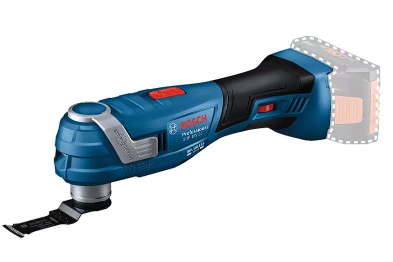 Daugiafunkcinis įrankis Bosch GOP 18V-34 Professional; 18 V (be akumuliatoriaus ir pakrovėjo)