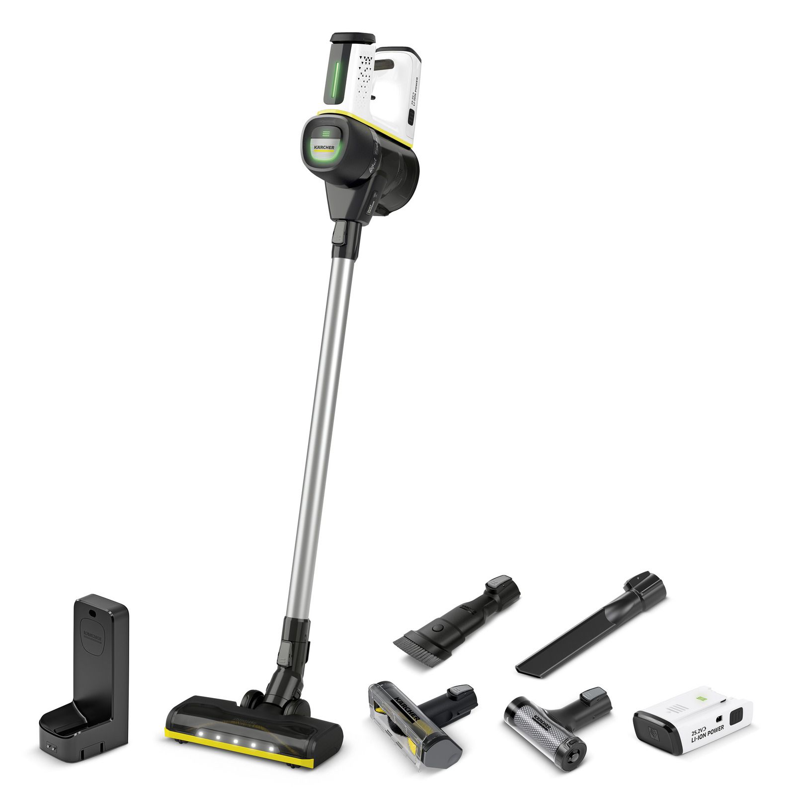 Akumuliatorinis siurblys Karcher VC 7 Signature Line; 25,2 V; 2x2,5 Ah akum.