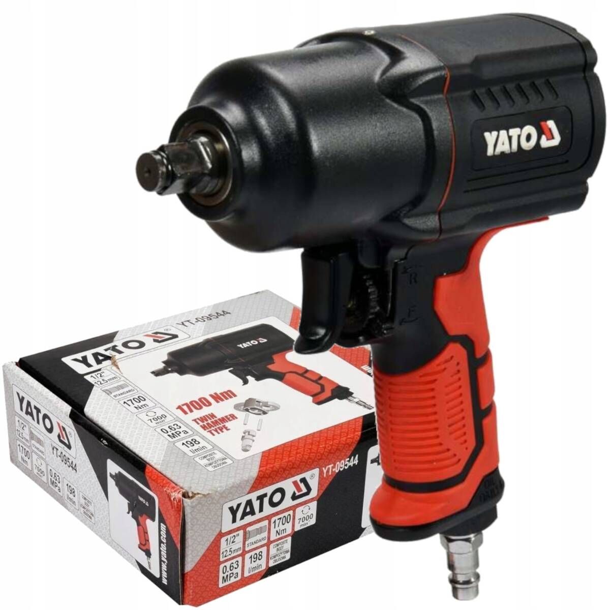 Pneumatinis smūginis veržliasukis Yato YT-09544