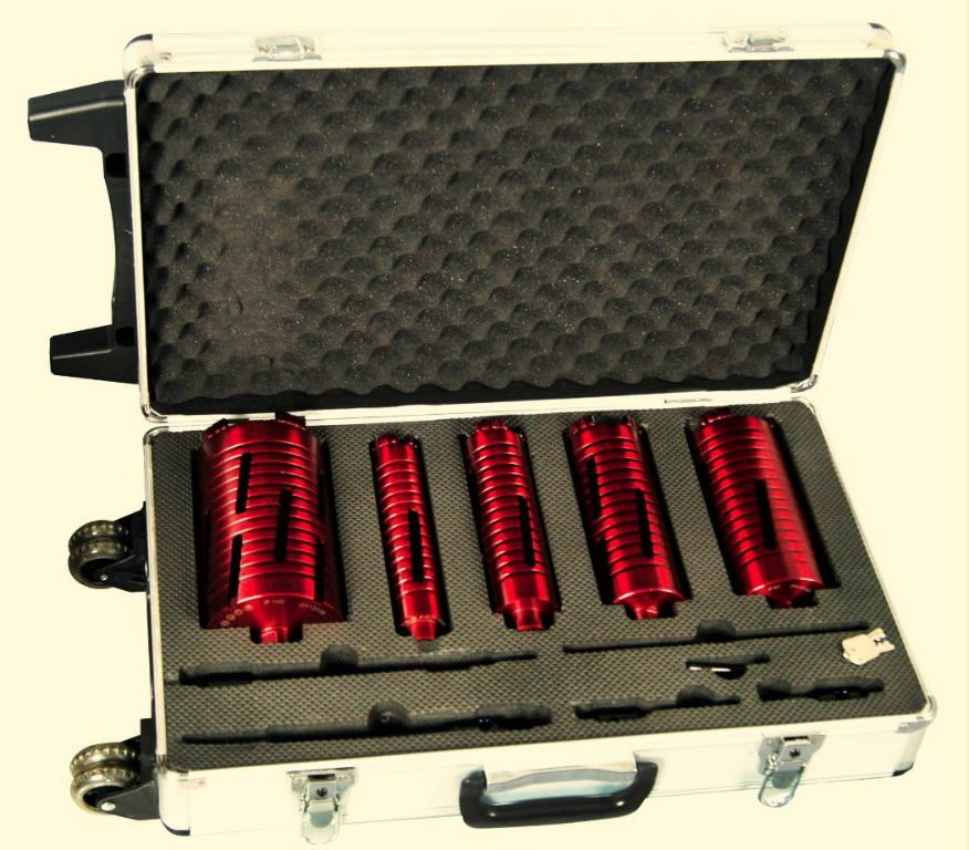 Gręžimo karūnų rinkinys Cedima 50012614; 57/72/82/112/132 mm; 5 vnt.