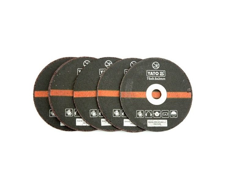 Abrazyvinis pjovimo diskas Yato YT-0994; 75 mm; 5 vnt.