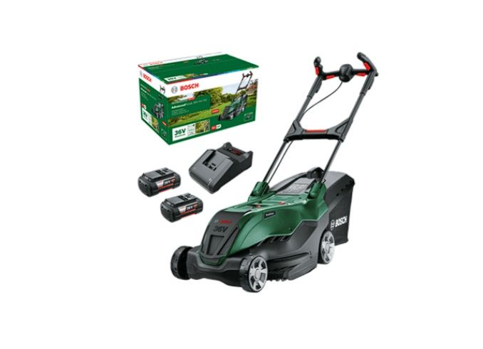 Akumuliatorinė vejapjovė Bosch AdvancedRotak 36V-44-750; 36 V; 2x4,0 Ah akum.