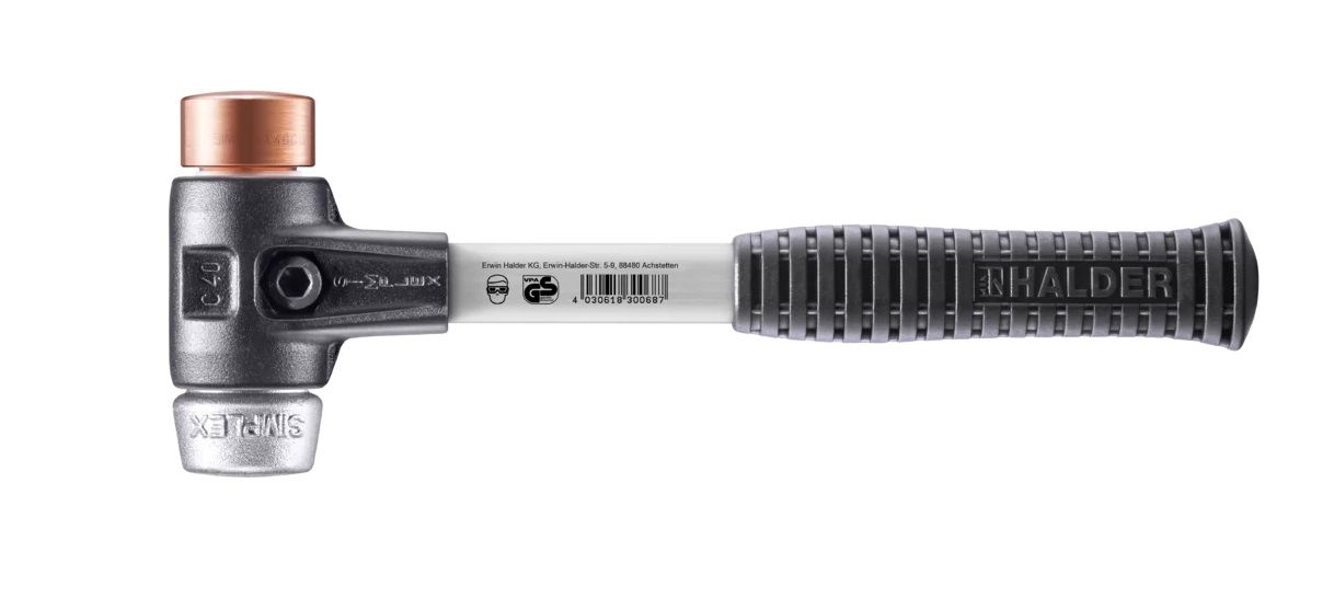 Plaktukas Halder SIMPLEX 3749.040; 1,195 kg