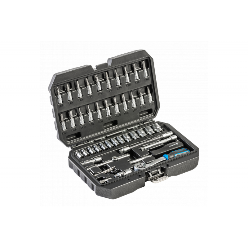 Įrankių komplektas Hogert HT1R216; 46 vnt.