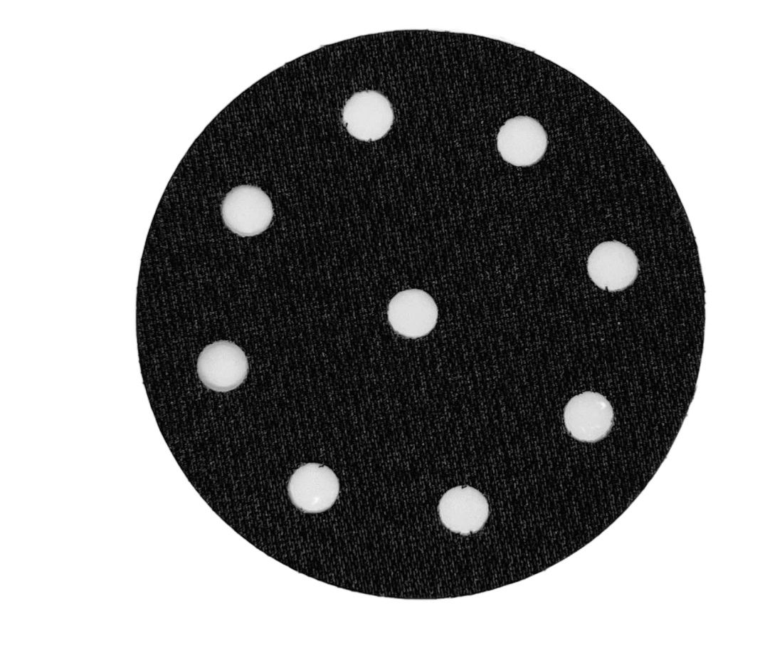 Šlifavimo, poliravimo pado lipdukas Padeliai 0006; 125 mm; su 9 skylėm