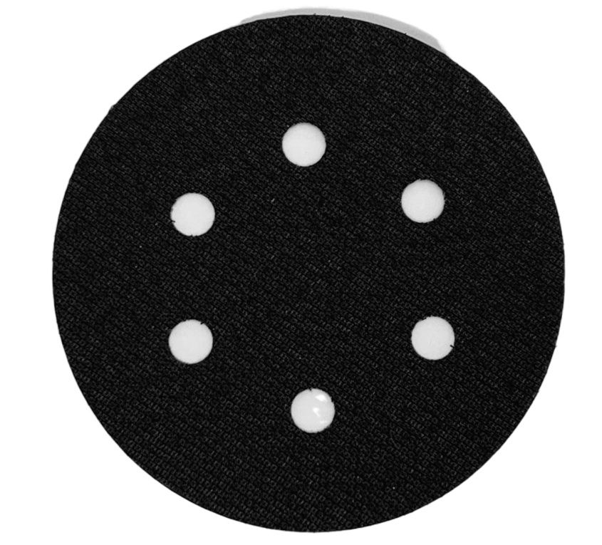 Šlifavimo, poliravimo pado lipdukas Padeliai 0003; 150 mm; su 6 skylėm