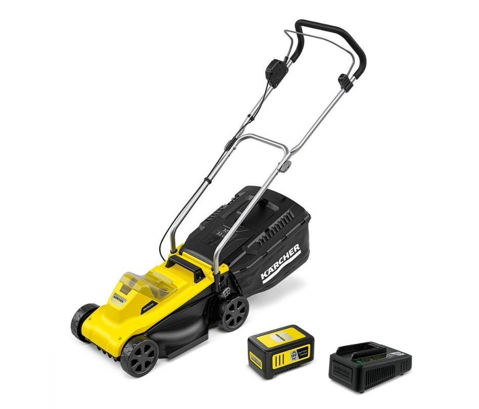 Akumuliatorinė vejapjovė Karcher LMO 2-18 Battery Set; 18 V; 1x5,0 Ah akum.