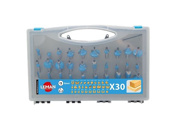 Frezų rinkinys LEMAN 428.700.30; 30 vnt.