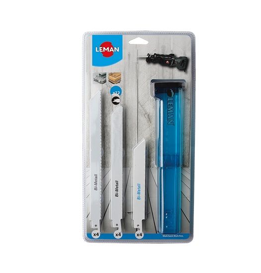 Pjūkleliai tiesiniam pjūklui LEMAN 7750.12BIM; 12 vnt.