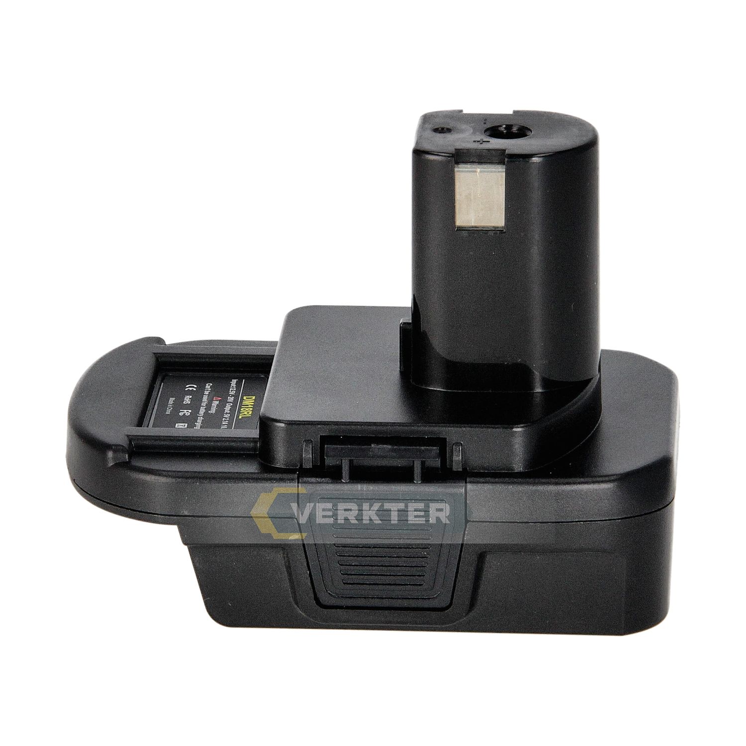 Akumuliatorių adapteris Ahlio; Dewalt/Milwaukee į Ryobi; skirtas tik 18 V