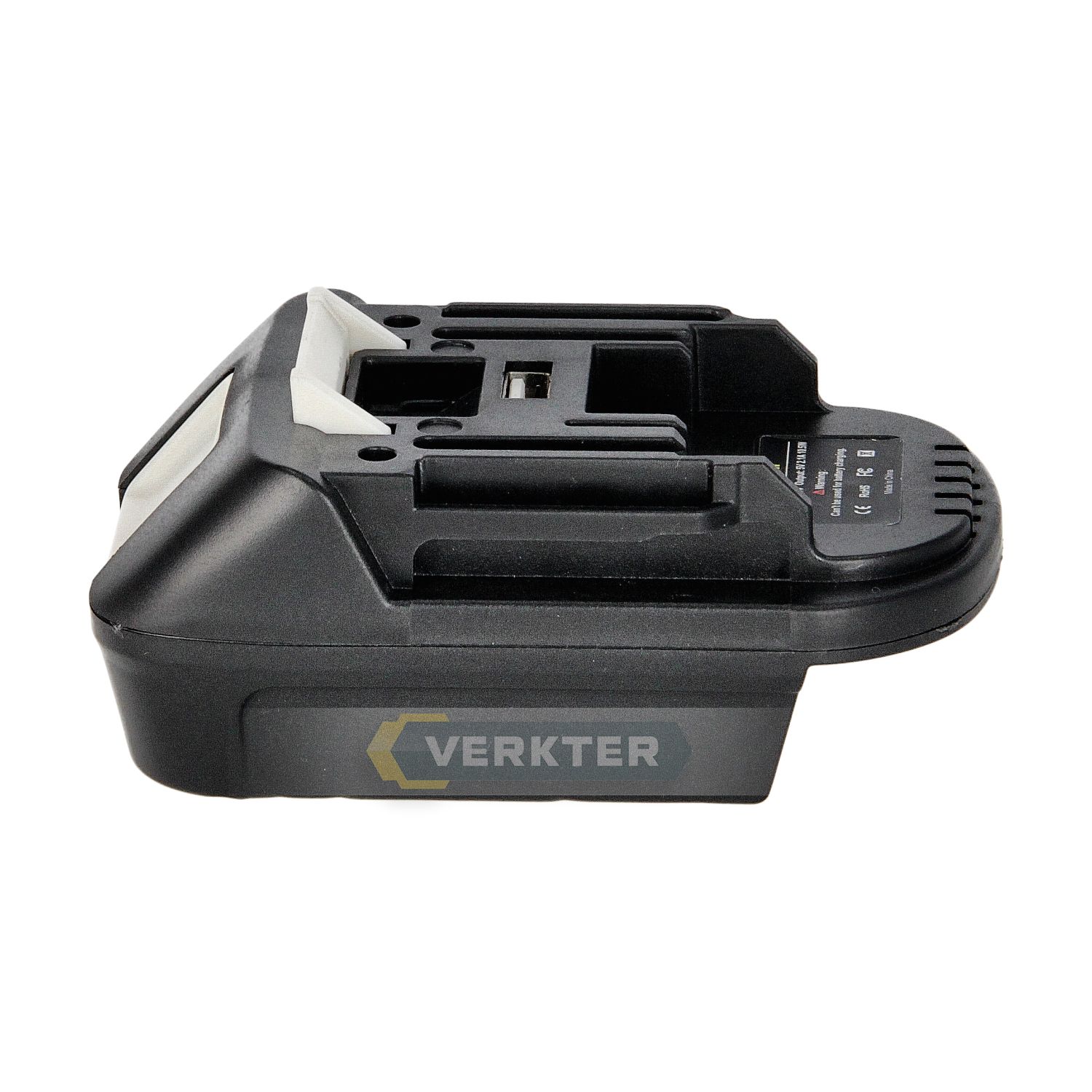 Akumuliatorių adapteris Ahlio; Dewalt/Milwaukee į Makita; skirtas tik 18 V