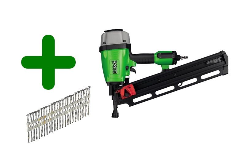 Pneumatinis viniakalis Essve FN 21/90; 21°; 50-90 mm + Vinys